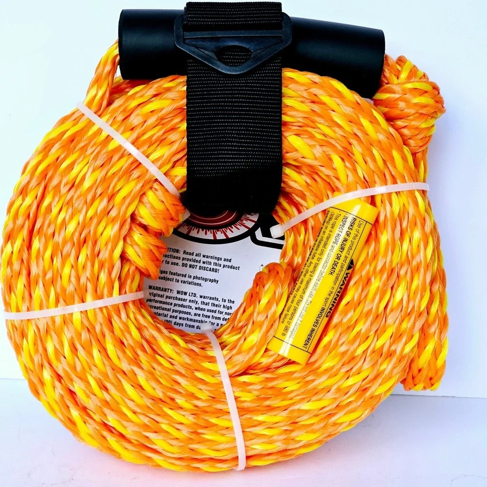 WOW Watersports 4K Tow Rope 60ft Heavy Duty Floating Foam‎ Handle Lake - M925.2